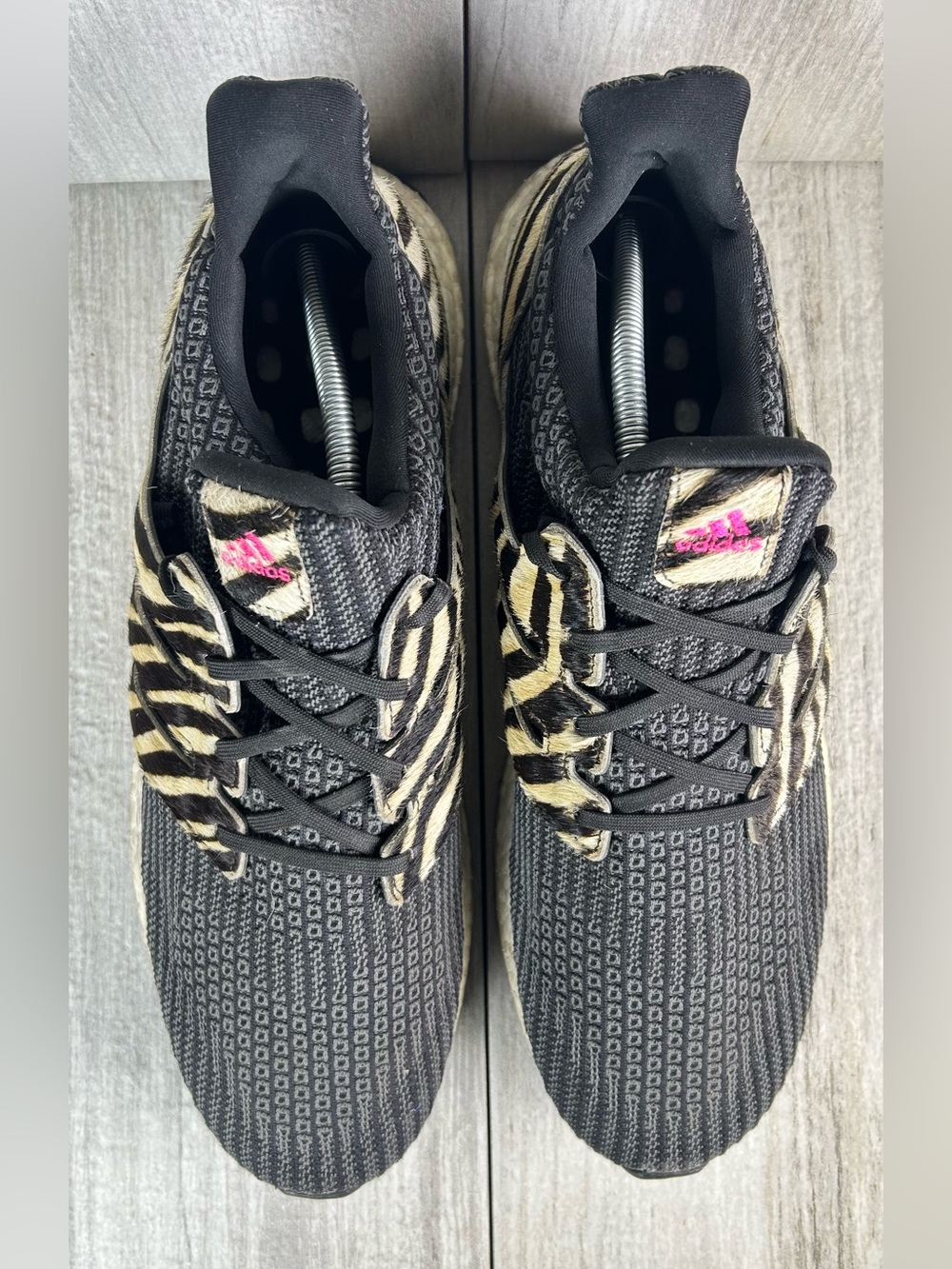 Adidas UltraBoost DNA Black Zebra Athletic Sneaker Running Shoe Mens Size 12.5 - Picture 8 of 12